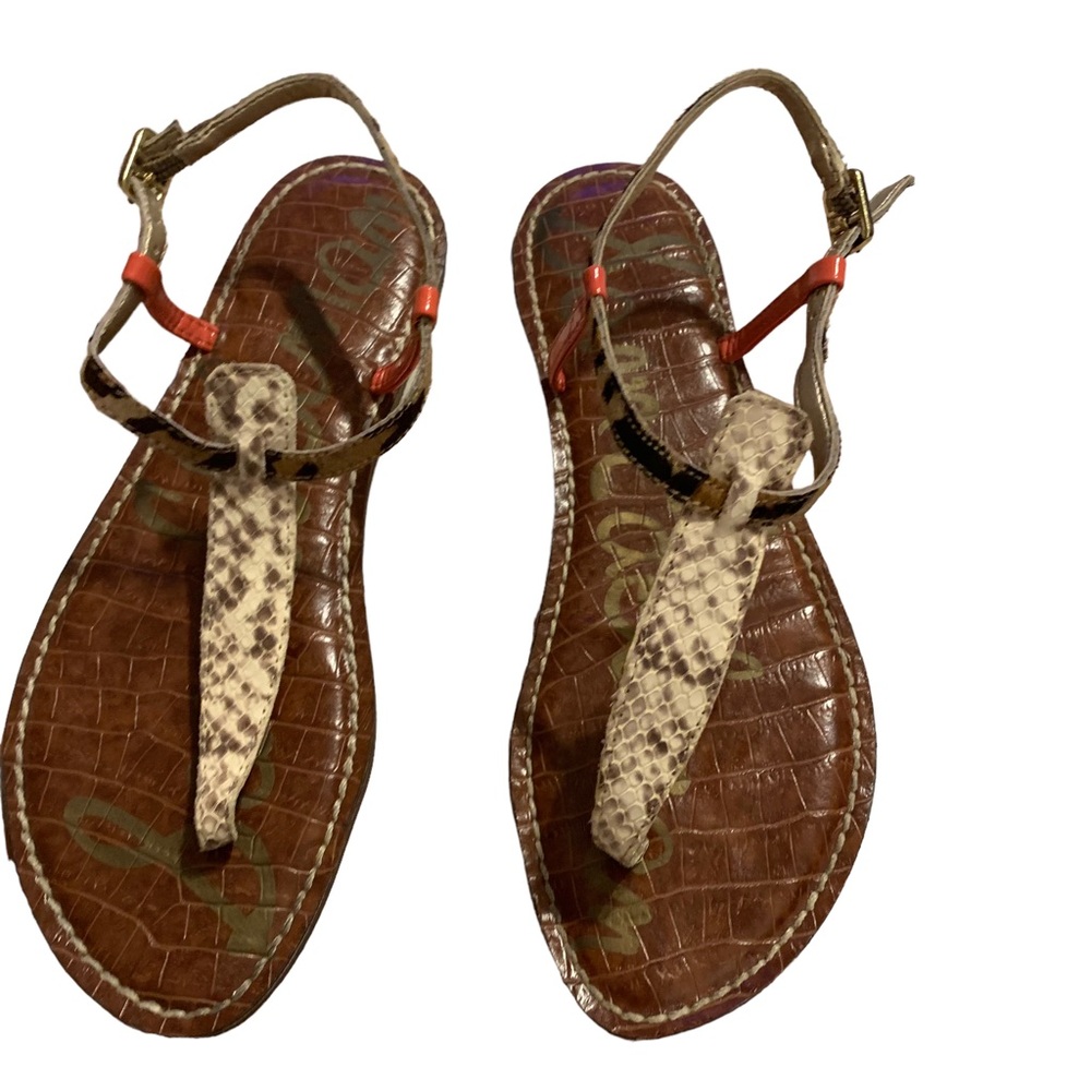 Sam Edelman GiGi Animal Print Thong Sandals